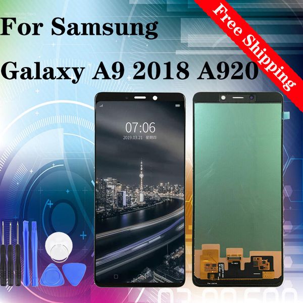 super amoled для samsung galaxy a9 2018 sm-a920 a920n a920f жк-дисплей дигитайзер с сенсорным экраном замена ассамблеи бесплатной доставкой
super amoled для samsung galaxy a9 2018 sm-a920 a920n a920f жк-дисплей дигитайзер с сенсорным экраном замена ассамблеи бесплатной доставкой