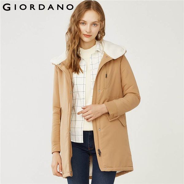 giordano women jacket women thickened fleeced warm long style jacket hood zip pocket adjustable vents at hem manteau femme, Black
giordano women jacket women thickened fleeced warm long style jacket hood zip pocket adjustable vents at hem manteau femme, Black