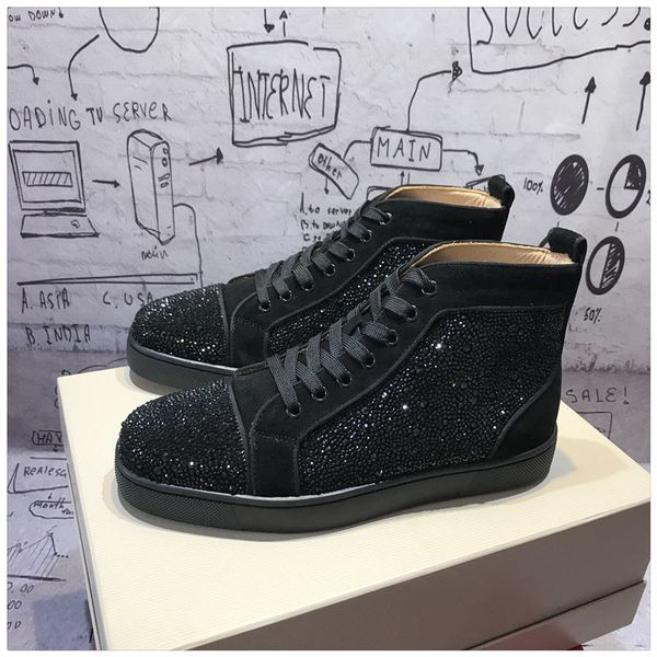 fashion new women men original box black strass crysta leather strass crystal red low flat shoes sneakers sole roller boat flat shoes
fashion new women men original box black strass crysta leather strass crystal red low flat shoes sneakers sole roller boat flat shoes