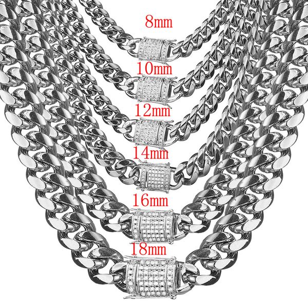 7-40 inches custom size polishing silver color casting stainless steel clasp 8-18mm wide biker men's miami curb cuban link chain
7-40 inches custom size polishing silver color casting stainless steel clasp 8-18mm wide biker men's miami curb cuban link chain