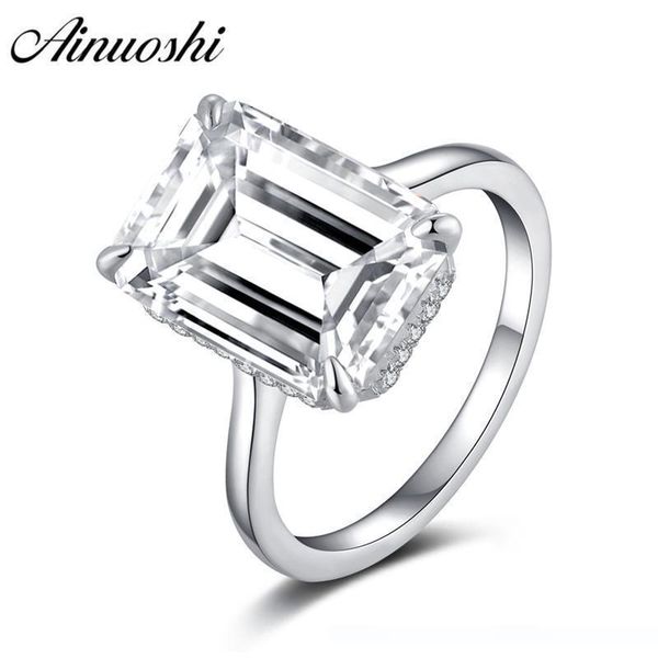 ainoushi 925 sterling silver solitaire rings for women emeralded cut halo rings anniversary jewelry anillos plata 925 para mujer
ainoushi 925 sterling silver solitaire rings for women emeralded cut halo rings anniversary jewelry anillos plata 925 para mujer