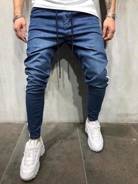 men's pencil pants elastic sweatpants men fit solid denim harem pants casual pencil jogger casual black blue jeans
men's pencil pants elastic sweatpants men fit solid denim harem pants casual pencil jogger casual black blue jeans