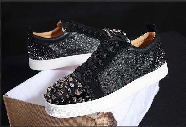 мода кроссовки красного низ шипы flat замша strass rhinestone кроссовки железной серый мужчина тренеры genine кожа обувь партии сша 5-12.5, Black
мода кроссовки красного низ шипы flat замша strass rhinestone кроссовки железной серый мужчина тренеры genine кожа обувь партии сша 5-12.5, Black