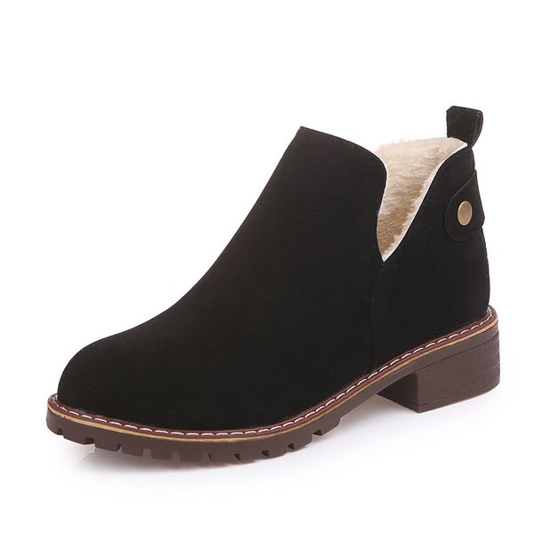 women boots snow boots casual boot 2018 autumn winter ankle plus velvet warm leather non-slip fashion elegant sexy, Black
women boots snow boots casual boot 2018 autumn winter ankle plus velvet warm leather non-slip fashion elegant sexy, Black