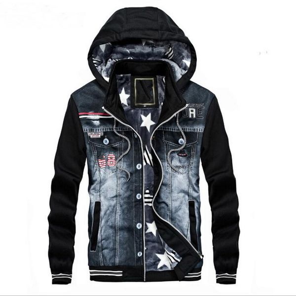 mens casual джинсовые куртки и пальто руно матерчатые джинсы куртка верхняя одежда с съемным капюшоном patchwork letter printed джинсовой па, Black;brown
mens casual джинсовые куртки и пальто руно матерчатые джинсы куртка верхняя одежда с съемным капюшоном patchwork letter printed джинсовой па, Black;brown