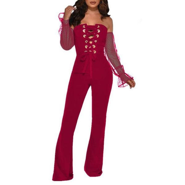 bodysuit long sleeve women fashion cross strap polka dot solid color hollow sleeve collar long straight jumpsuit set#g1, Black;white
bodysuit long sleeve women fashion cross strap polka dot solid color hollow sleeve collar long straight jumpsuit set#g1, Black;white