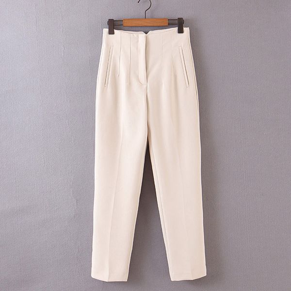 fandy lokar casual slim solid pants women fashion straight trousers women elegant pockets ankle length pants female ladies kk, Black;white
fandy lokar casual slim solid pants women fashion straight trousers women elegant pockets ankle length pants female ladies kk, Black;white