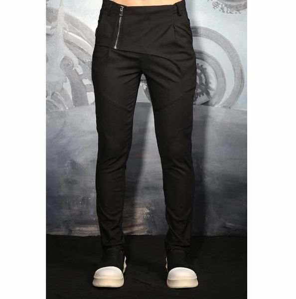27-46 2020 new men's clothing hair stylist gd fashion original hip hop personality design punk casual pants plus size costumes, Black
27-46 2020 new men's clothing hair stylist gd fashion original hip hop personality design punk casual pants plus size costumes, Black