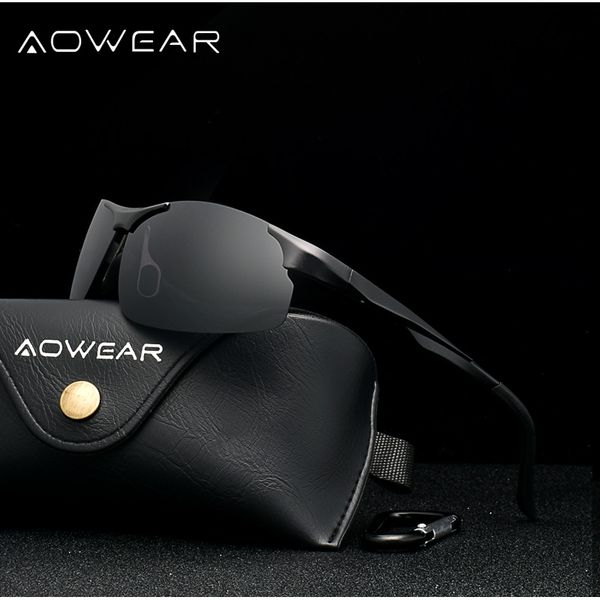 aowear aluminum magnesium sports sunglasses men polarized rimless sun glasses male ourdoor shades goggles glasses for men oculos, White;black
aowear aluminum magnesium sports sunglasses men polarized rimless sun glasses male ourdoor shades goggles glasses for men oculos, White;black