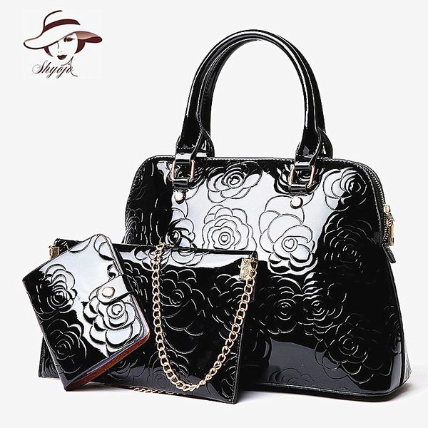 patent leather women handbags floral printing 3pcs set composite messenger bag shoulder tote+purse clutch
patent leather women handbags floral printing 3pcs set composite messenger bag shoulder tote+purse clutch