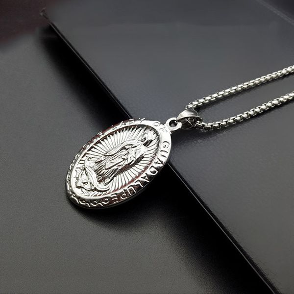 silver color stainless steel holy religious accessories virgin mary pendant necklace for women girls colar our lady jewelry
silver color stainless steel holy religious accessories virgin mary pendant necklace for women girls colar our lady jewelry