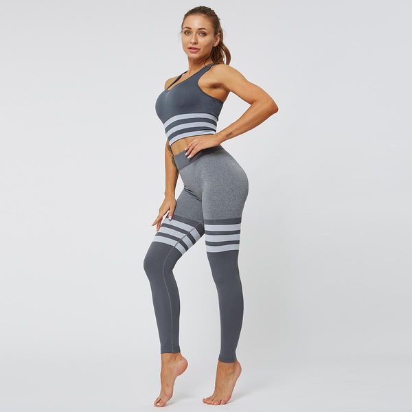 womens fitness bra leggings two piece set 2 workout clothes leggings sports bra long pant backless exercise clothing bodybuilding slim suits, Gray
womens fitness bra leggings two piece set 2 workout clothes leggings sports bra long pant backless exercise clothing bodybuilding slim suits, Gray