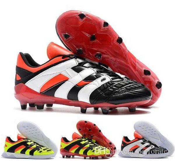 original 2018 predator accelerator electricity fg db dream back 98 tr becomes 1998 98 men soccer shoes cleats football boots size 39-45, White;red
original 2018 predator accelerator electricity fg db dream back 98 tr becomes 1998 98 men soccer shoes cleats football boots size 39-45, White;red