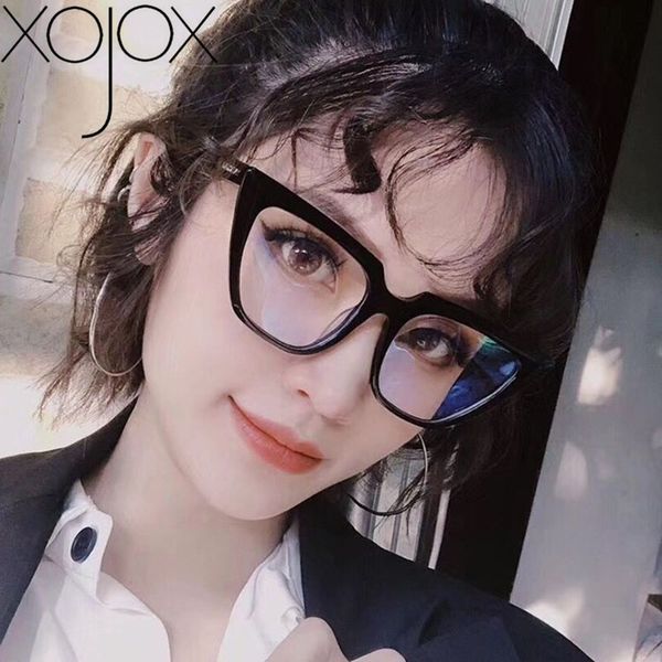 xojox anti-blue rays cat eye glasses frame women new trending styles ladies eyeglasses frames oversized optical spectacle frame, Black
xojox anti-blue rays cat eye glasses frame women new trending styles ladies eyeglasses frames oversized optical spectacle frame, Black