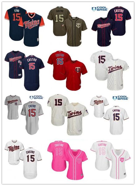 custom minnesota minnesotatwins 15 jason castro baseball jersey twins baseball wear men women youth jerseys, Blue;black
custom minnesota minnesotatwins 15 jason castro baseball jersey twins baseball wear men women youth jerseys, Blue;black