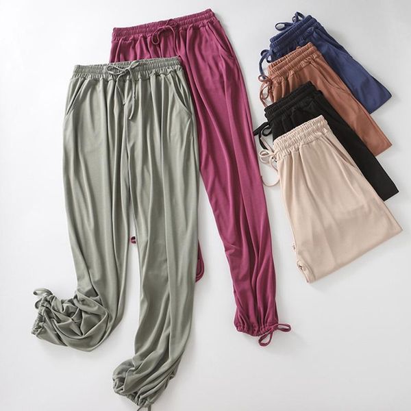 women's sleepwear fdfklak women lounge wear bottoms pajama pants spring summer modal trousers pyjama bloomers, Black;red
women's sleepwear fdfklak women lounge wear bottoms pajama pants spring summer modal trousers pyjama bloomers, Black;red