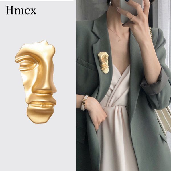 2019 vintage brooch abstract face mask woman's gold color half face pins portrait brooches for women party fashion jewelry, Gray
2019 vintage brooch abstract face mask woman's gold color half face pins portrait brooches for women party fashion jewelry, Gray