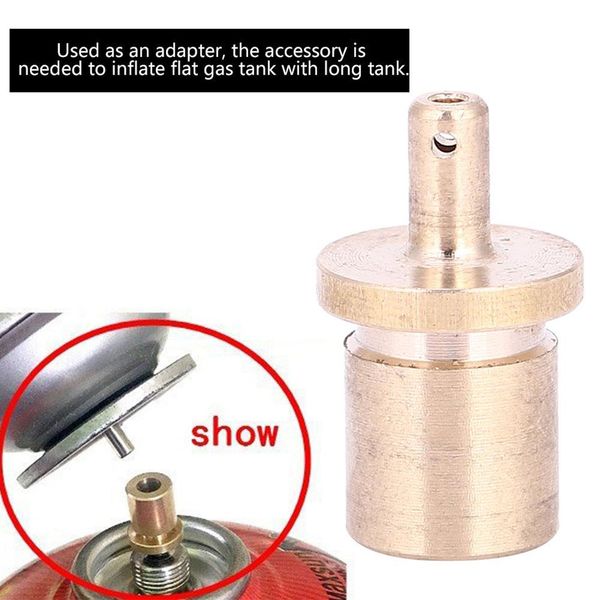 outdoor stove fuel cylinder refill adapter flat burner cylinder can refill converter conversion head