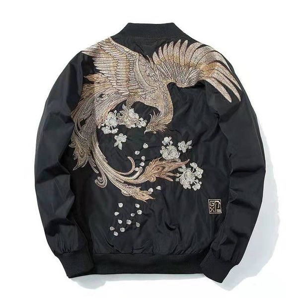 mens designer jackets luxury embroidered phoenix bomber jacket autumn thin winter thick baseball coats men streetwear red flight coat s-3xl, Black;brown
mens designer jackets luxury embroidered phoenix bomber jacket autumn thin winter thick baseball coats men streetwear red flight coat s-3xl, Black;brown
