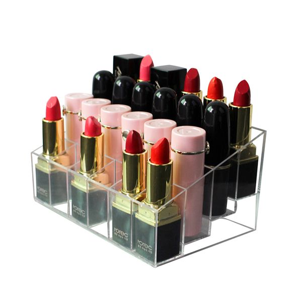 hunyoo chic acrylic plastic makeup organizer storage lipstick makeup nail polish case holder display rack 4 layers 24 grid
hunyoo chic acrylic plastic makeup organizer storage lipstick makeup nail polish case holder display rack 4 layers 24 grid