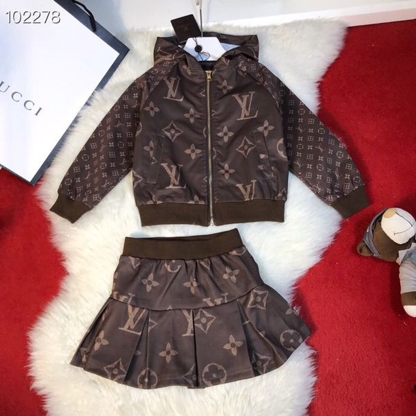 spring autumn girl hooded printed jackets +floral skirts kids fashion 2pcs sets children retail clothes, White
spring autumn girl hooded printed jackets +floral skirts kids fashion 2pcs sets children retail clothes, White