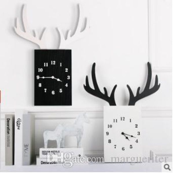 creative deer horn wall clock black white wooden wall clocks living room decoration crafts simple buckhorn clock wall ornaments
creative deer horn wall clock black white wooden wall clocks living room decoration crafts simple buckhorn clock wall ornaments