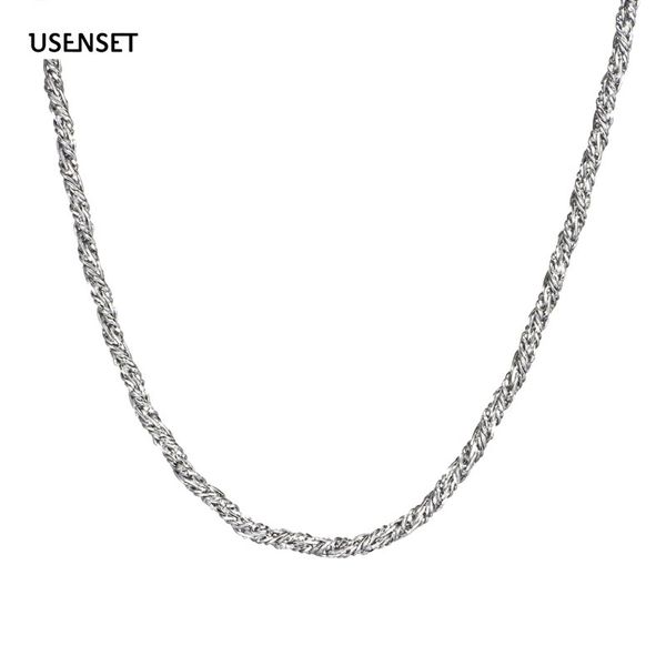 usenset 304 из нержавеющей стали твист-веревка ожерелье золото серебро пшеница цепи ожерелье 60 см в длину 5 мм в ширину m09, Silver
usenset 304 из нержавеющей стали твист-веревка ожерелье золото серебро пшеница цепи ожерелье 60 см в длину 5 мм в ширину m09, Silver