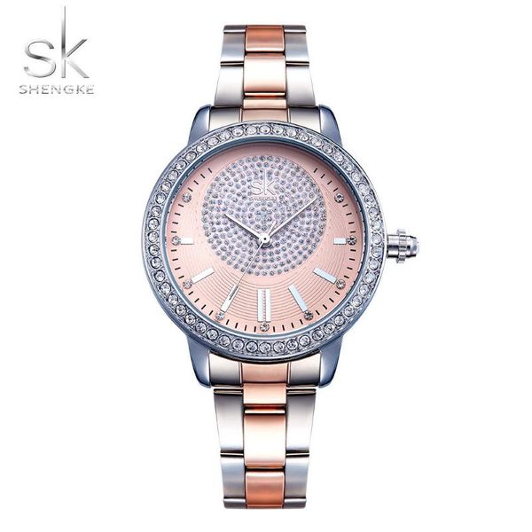 shengke women luxury fashion rhinestone quartz watches waterproof ladies analog stainless steel bracelet clasp wristwatch sk59, Slivery;brown
shengke women luxury fashion rhinestone quartz watches waterproof ladies analog stainless steel bracelet clasp wristwatch sk59, Slivery;brown
