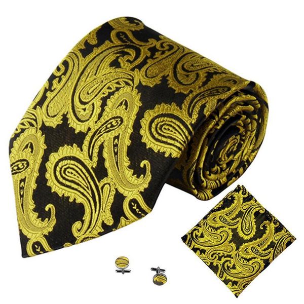 3pcs classic gentleman men party tie formal print tie pocket square handkerchief cuff link sets gravatas para homens, Black;gray
3pcs classic gentleman men party tie formal print tie pocket square handkerchief cuff link sets gravatas para homens, Black;gray