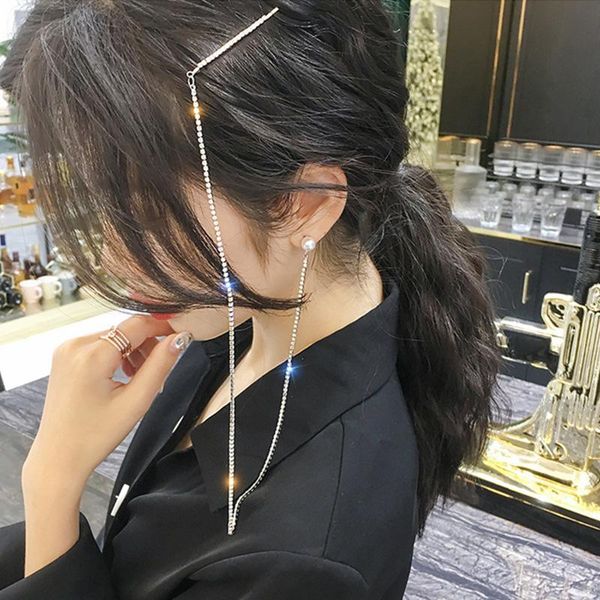 re long tassel earrings for women shiny rhinestones 3 in 1 chic pearl drop earring hair clip 2019 korean fashion accessories e31 rvkgw, Black
re long tassel earrings for women shiny rhinestones 3 in 1 chic pearl drop earring hair clip 2019 korean fashion accessories e31 rvkgw, Black