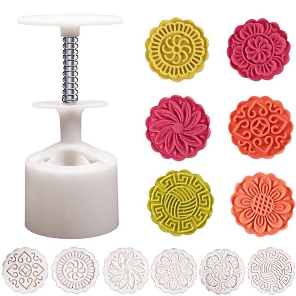 2019 new 6pcs snow moon cake mold mid-autumn festival diy decorative hand pressure moon cake cutting mold roundness 4.18
2019 new 6pcs snow moon cake mold mid-autumn festival diy decorative hand pressure moon cake cutting mold roundness 4.18