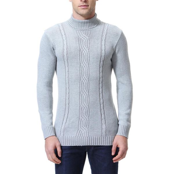 spring and autumn 2019 grey color -xxl sizes men's turtleneck sweaters men's knitted sweater solid color clothes, White;black
spring and autumn 2019 grey color -xxl sizes men's turtleneck sweaters men's knitted sweater solid color clothes, White;black