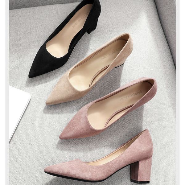 2020 shoes woman slip ons square high heels office lady flock pointed toe solid black heels pumps female wedding heeled
2020 shoes woman slip ons square high heels office lady flock pointed toe solid black heels pumps female wedding heeled