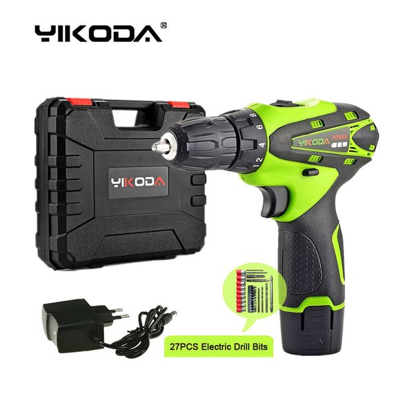 yikoda 12v беспроводная отвертка дрель бытовая diy аккумуляторная электрическая дрель ручной многофункциональный электроинструмент плюс аксе
yikoda 12v беспроводная отвертка дрель бытовая diy аккумуляторная электрическая дрель ручной многофункциональный электроинструмент плюс аксе