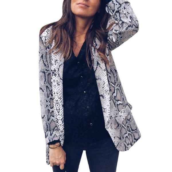nibesser women leopard snake print blazer office lady casual suits blazer autumn winter fashion long sleeve pocket blazers, White;black
nibesser women leopard snake print blazer office lady casual suits blazer autumn winter fashion long sleeve pocket blazers, White;black