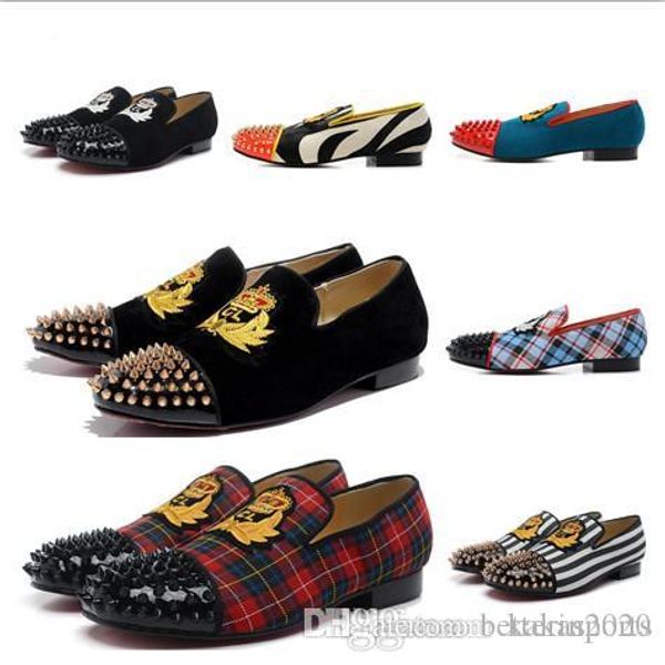 2019 новые дешевые известные женщины оксфорды скольжению на конструктор red bottom harvanana бездельников с шипы walking платье партии полуб, Black 
2019 новые дешевые известные женщины оксфорды скольжению на конструктор red bottom harvanana бездельников с шипы walking платье партии полуб, Black