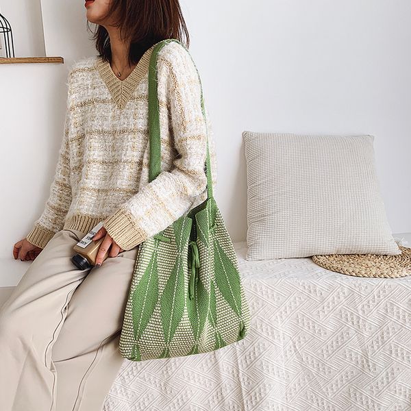 wool knitting tote bag fashion wool woven knitted bag braided casual shoulder crossbody hand bags beach travel handbag tote
wool knitting tote bag fashion wool woven knitted bag braided casual shoulder crossbody hand bags beach travel handbag tote