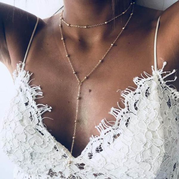 2019 fashion long chain pendant necklace for women gold color choker necklaces holiday beach statement boho jewelry gifts, Golden;silver
2019 fashion long chain pendant necklace for women gold color choker necklaces holiday beach statement boho jewelry gifts, Golden;silver