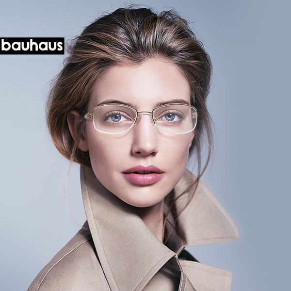 bauhaus retro vintage women myopia glasses optical frames fashion spectacle frame metal half frame prescription eyeglasses, Silver
bauhaus retro vintage women myopia glasses optical frames fashion spectacle frame metal half frame prescription eyeglasses, Silver
