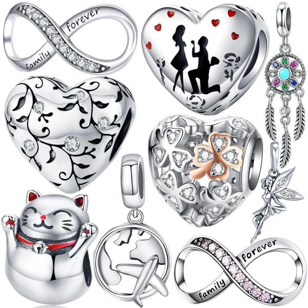 new 925 sterling silver heart shaped clover beads fit pandora charm original bracelet pendant for women authentic jewelry gift
new 925 sterling silver heart shaped clover beads fit pandora charm original bracelet pendant for women authentic jewelry gift