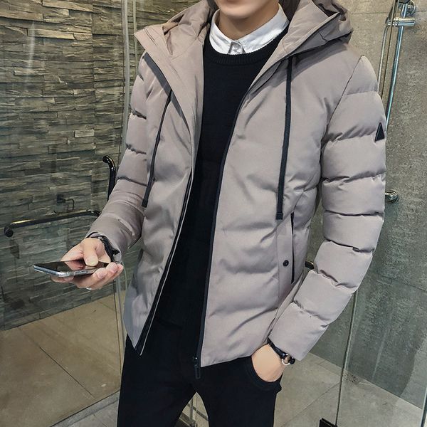 mens designer warm cotton-padded slim jacket trend casual padded clothing, Black;brown
mens designer warm cotton-padded slim jacket trend casual padded clothing, Black;brown