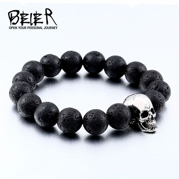 beier pulseira masculina black lava stone men jewelry natural stones skull charm bracelet bangle punk rock jewelry hss005, Golden;silver
beier pulseira masculina black lava stone men jewelry natural stones skull charm bracelet bangle punk rock jewelry hss005, Golden;silver