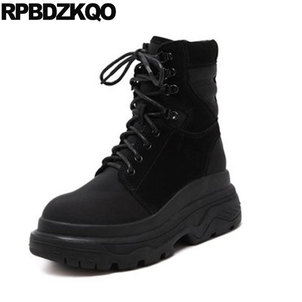 wedge muffin front lace up casual ankle boots autumn ladies women high heel black shoes flatform elevator round toe platform
wedge muffin front lace up casual ankle boots autumn ladies women high heel black shoes flatform elevator round toe platform