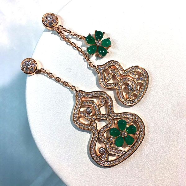green agate asymmetrical gourd earrings for women earing brincos, fashion gold color earrings hoops fashion jewelry, Golden
green agate asymmetrical gourd earrings for women earing brincos, fashion gold color earrings hoops fashion jewelry, Golden