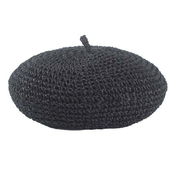 2019 new women's beret hat spring summer breathable adjustable straw cap retro literary solid color painter, Blue;gray
2019 new women's beret hat spring summer breathable adjustable straw cap retro literary solid color painter, Blue;gray