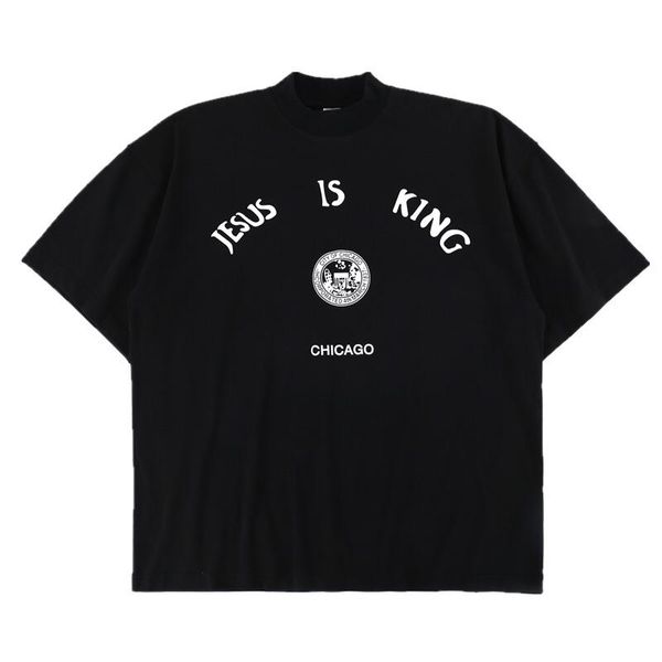 20ss jesus is king tee three gods religious oil painting t shirt vintage short sleeves summer street kanye's new tees hip-hop chicago, White;black
20ss jesus is king tee three gods religious oil painting t shirt vintage short sleeves summer street kanye's new tees hip-hop chicago, White;black