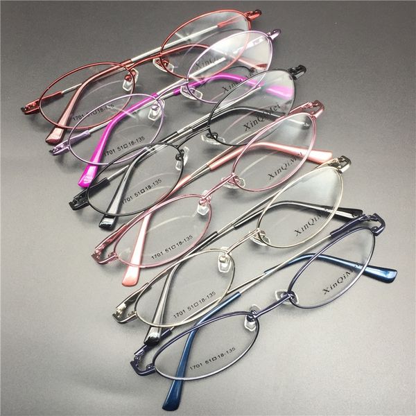 oval memory titanium myopia glasses alloy women's small frame full frame myopia glasses small face, Silver
oval memory titanium myopia glasses alloy women's small frame full frame myopia glasses small face, Silver