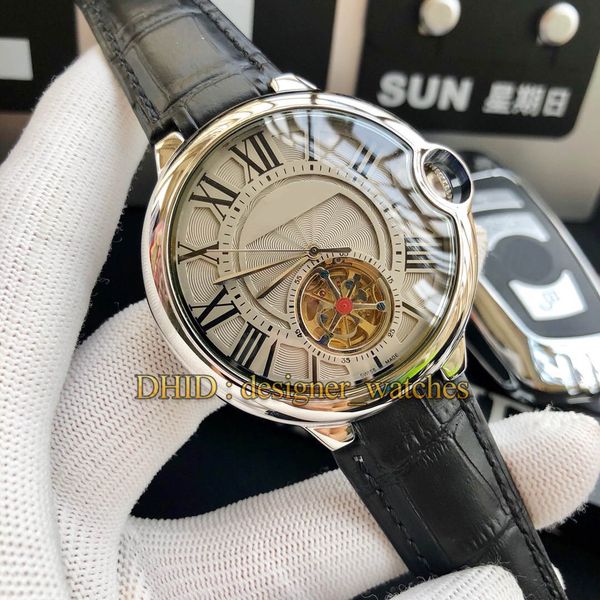 luxury mens women watches montre de luxe real tourbillon mechanical automatic watch 43mm 316l stainless steel case leather strap writwatches, Slivery;brown
luxury mens women watches montre de luxe real tourbillon mechanical automatic watch 43mm 316l stainless steel case leather strap writwatches, Slivery;brown