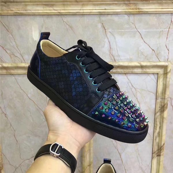 brand new designer luxury leather nails sparkling crystal low shoes casual shoes mens and women shoes large size eur35-46 d09, Black
brand new designer luxury leather nails sparkling crystal low shoes casual shoes mens and women shoes large size eur35-46 d09, Black