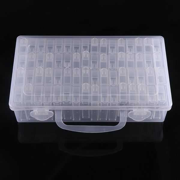 diamond painting accessories 64 grid container box diy diamond embroidery mosaic tools bead transparent plastic drill storage, Black
diamond painting accessories 64 grid container box diy diamond embroidery mosaic tools bead transparent plastic drill storage, Black